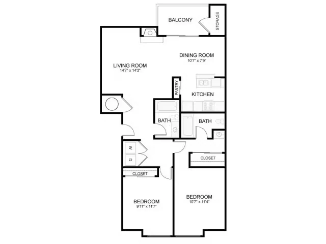 Newberry EE-305 floor plan